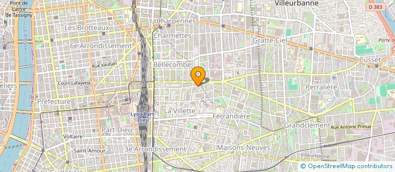 localisation de l'entreprise MONSIEUR SAMUEL COMBES-OURAGAN  LYON