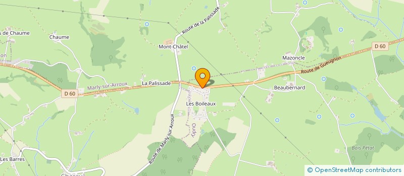 localisation de l'entreprise MONSIEUR SAMUEL COMBRIS  GENELARD