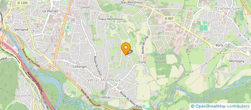 localisation de l'entreprise MONSIEUR SAMUEL COMPAGNON  VETRAZ-MONTHOUX