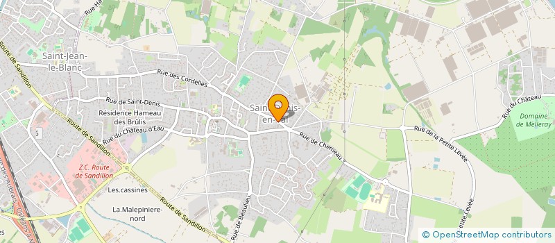 localisation de l'entreprise MONSIEUR SAMUEL CONSTANTIN  SAINT-DENIS-EN-VAL