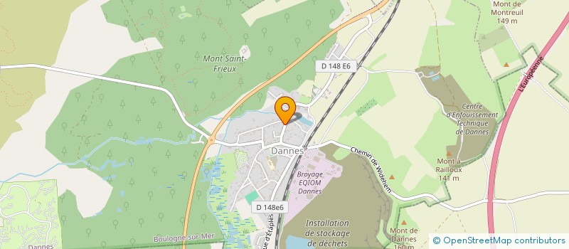 localisation de l'entreprise MONSIEUR SAMUEL CORDIER  DANNES