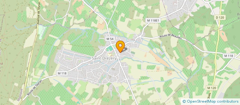 localisation de l'entreprise MONSIEUR SAMUEL COURTOIS  SUSSARGUES