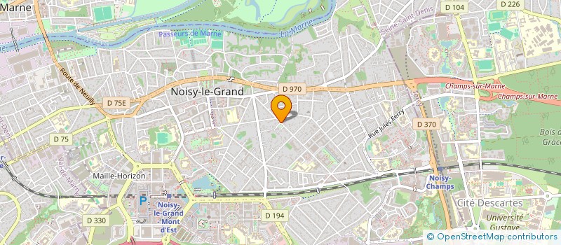 localisation de l'entreprise MONSIEUR SAMUEL COUSSANTIEN à NOISY-LE-GRAND