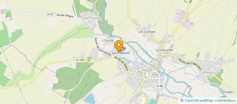 localisation de l'entreprise MONSIEUR SAMUEL COUSSOT à LIGNE
