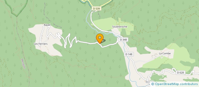 localisation de l'entreprise MONSIEUR SAMUEL COUTURIER  BOULC