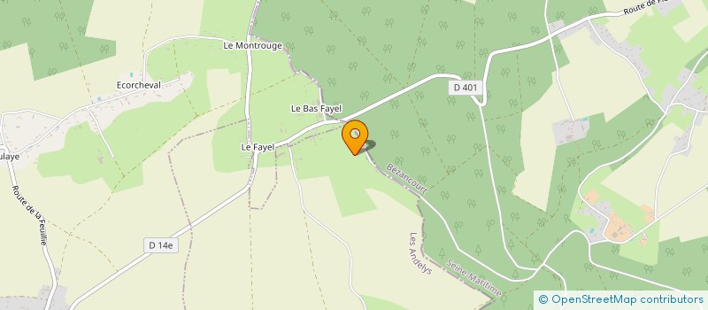 localisation de l'entreprise MONSIEUR SAMUEL CRIBELIER  BOSQUENTIN