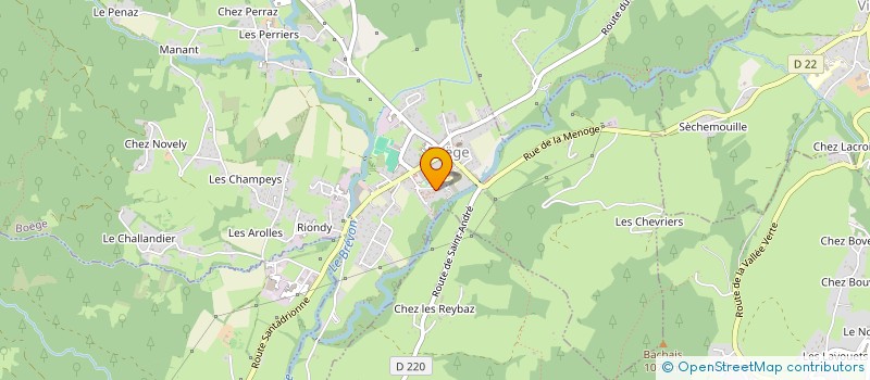 localisation de l'entreprise MONSIEUR SAMUEL CROS  BOEGE