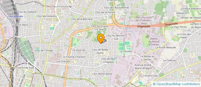 localisation de l'entreprise MONSIEUR SAMUEL CRUCHET à ORLEANS