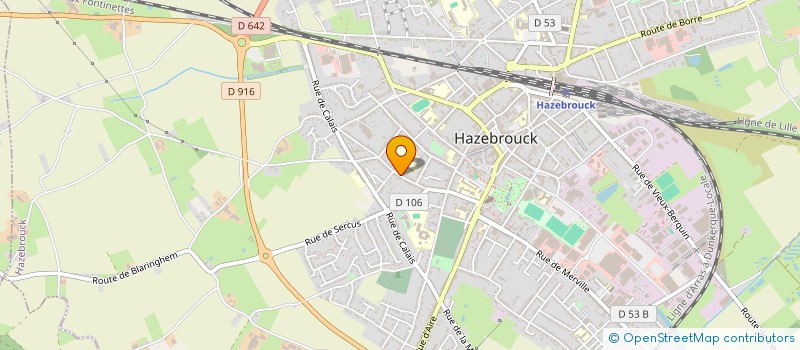 localisation de l'entreprise MONSIEUR SAMUEL D'HONT à HAZEBROUCK