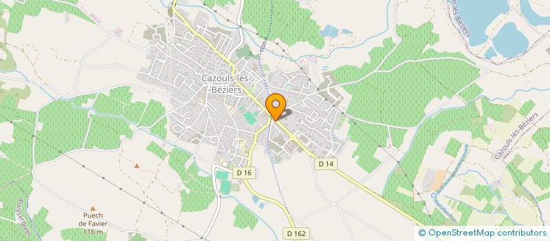 localisation de l'entreprise MONSIEUR SAMUEL DAMBLEMONT  CAZOULS-LES-BEZIERS