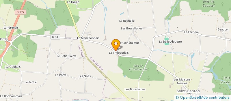 localisation de l'entreprise MONSIEUR SAMUEL DANET  SAINT-GANTON