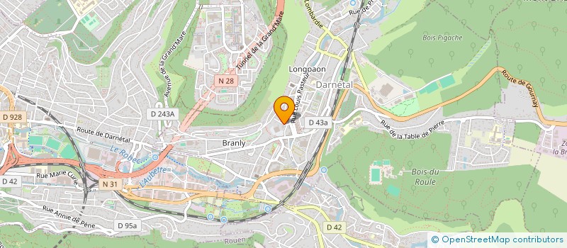 localisation de l'entreprise MONSIEUR SAMUEL DANICOURT SAMUEL  DARNETAL