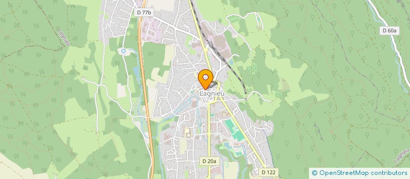 localisation de l'entreprise MONSIEUR SAMUEL DANIEL  LAGNIEU