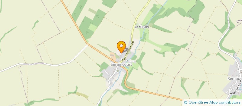 localisation de l'entreprise MONSIEUR SAMUEL DARDARD  SERAINCOURT