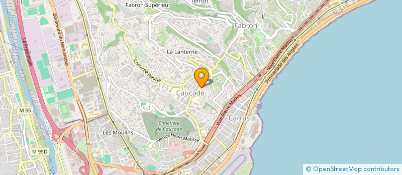 localisation de l'entreprise MONSIEUR SAMUEL DARMON  CAGNES-SUR-MER