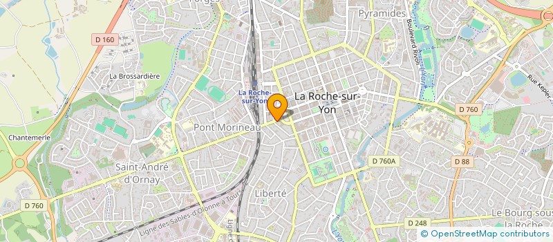 localisation de l'entreprise MONSIEUR SAMUEL DAUTAIS à LA ROCHE-SUR-YON