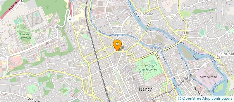 localisation de l'entreprise MONSIEUR SAMUEL DAVID MARIE BERGAMELLI  NANCY