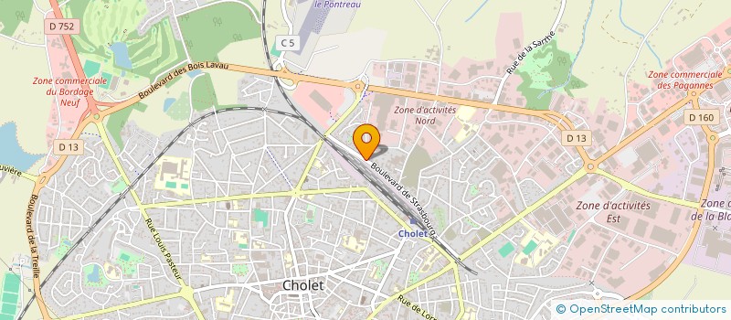 localisation de l'entreprise MONSIEUR SAMUEL DE CARVALHO  CHOLET