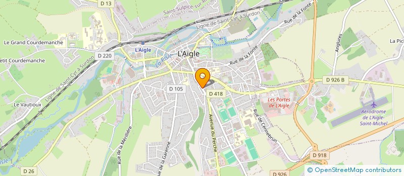 localisation de l'entreprise MONSIEUR SAMUEL DE OLIVEIRA à L'AIGLE