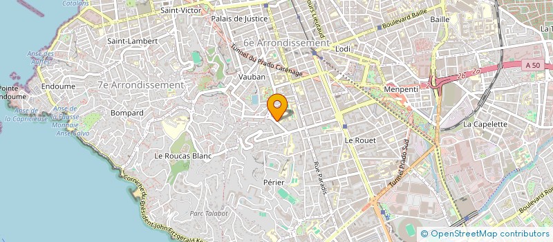 localisation de l'entreprise MONSIEUR SAMUEL DE SAINT LAURENT à MARSEILLE