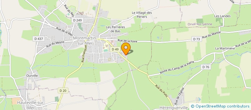 localisation de l'entreprise MONSIEUR SAMUEL DECARITE  MONTMARTIN-SUR-MER