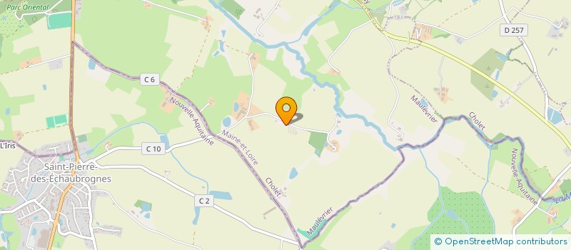 localisation de l'entreprise MONSIEUR SAMUEL DEFOIS  MAULEVRIER