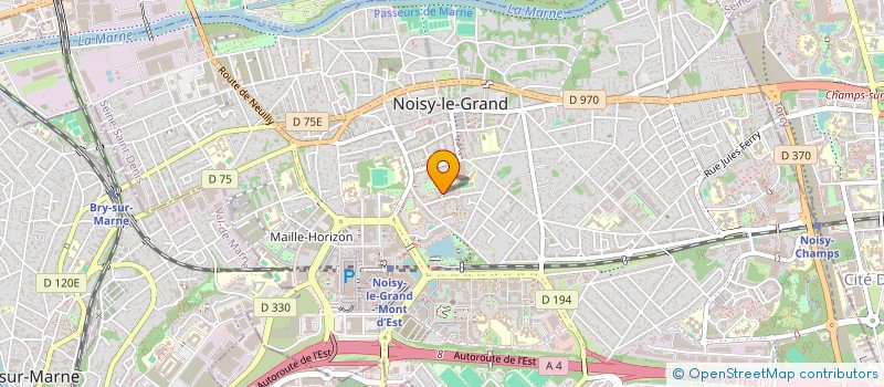 localisation de l'entreprise MONSIEUR SAMUEL DELAMOURD  NOISY-LE-GRAND