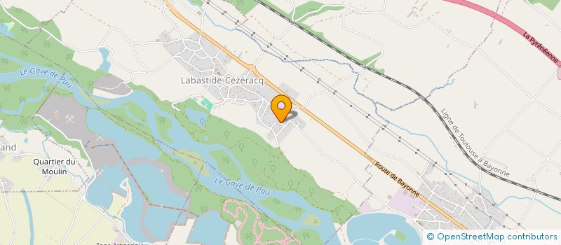 localisation de l'entreprise MONSIEUR SAMUEL DELAS  LABASTIDE-CEZERACQ