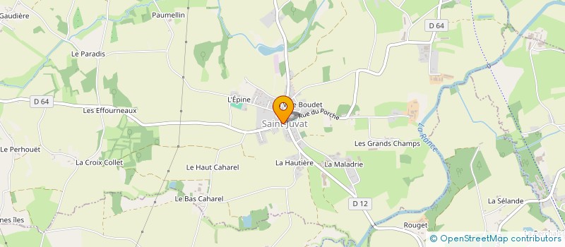 localisation de l'entreprise MONSIEUR SAMUEL DELAUNE  SAINT-JUVAT