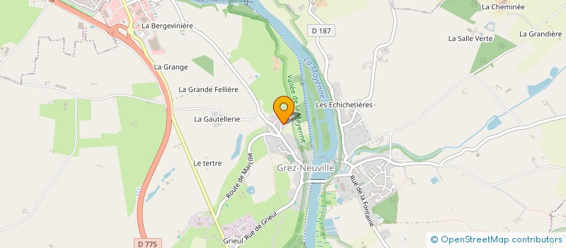 localisation de l'entreprise MONSIEUR SAMUEL DELEPINE  GREZ-NEUVILLE