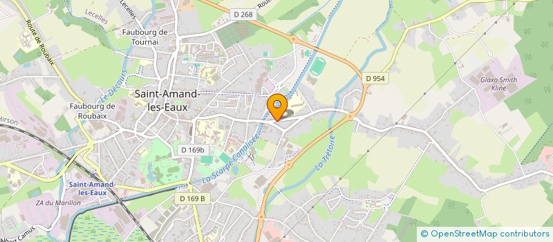 localisation de l'entreprise MONSIEUR SAMUEL DELFERIERE à SAINT-AMAND-LES-EAUX