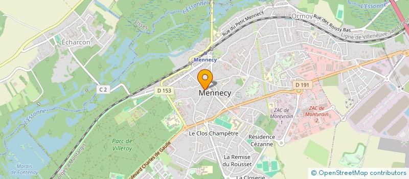 localisation de l'entreprise MONSIEUR SAMUEL DESBARRE à MENNECY