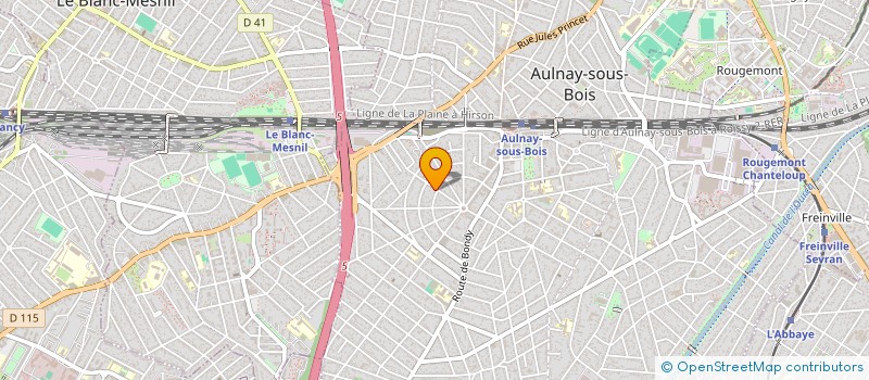 localisation de l'entreprise MONSIEUR SAMUEL DESBOS  AULNAY-SOUS-BOIS