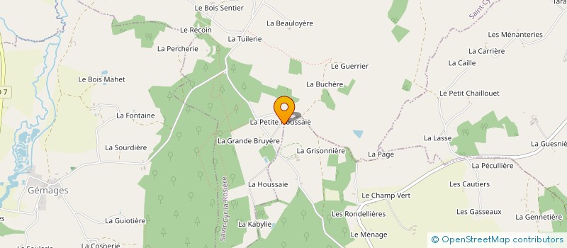 localisation de l'entreprise MONSIEUR SAMUEL DESCHAMPS à SAINT-CYR-LA-ROSIERE