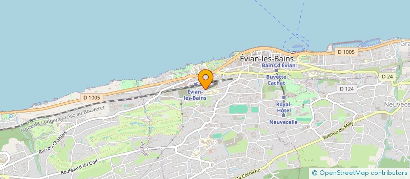 localisation de l'entreprise MONSIEUR SAMUEL DESPLAT  EVIAN-LES-BAINS