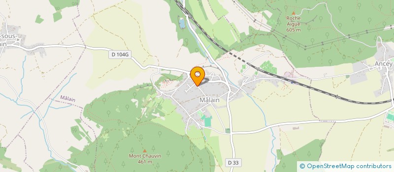 localisation de l'entreprise MONSIEUR SAMUEL DEULVOT  MALAIN