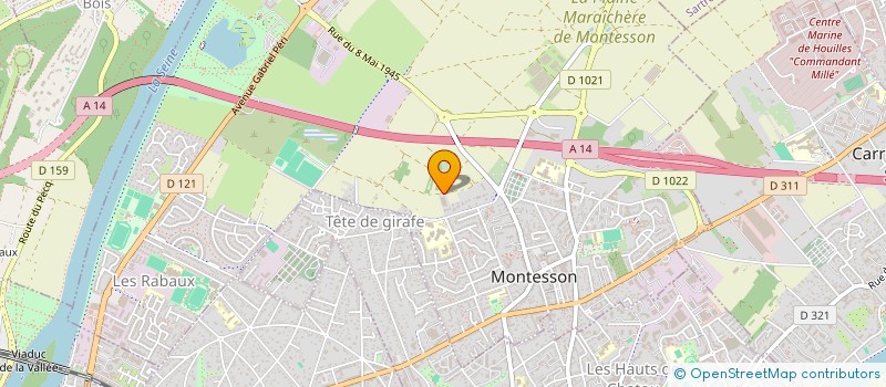 localisation de l'entreprise MONSIEUR SAMUEL DIAS CALISTO  MONTESSON