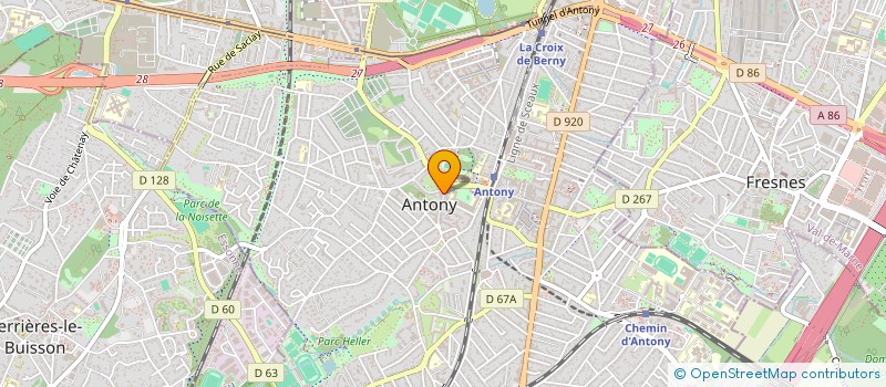 localisation de l'entreprise MONSIEUR SAMUEL DIBO-COHEN à ANTONY