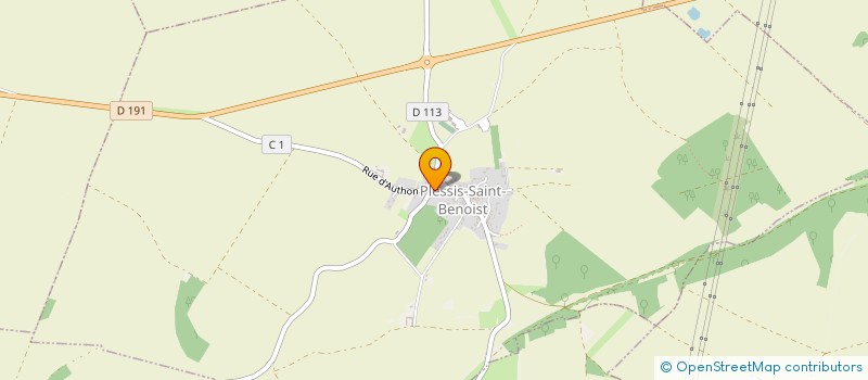 localisation de l'entreprise MONSIEUR SAMUEL DIETZ  PLESSIS-SAINT-BENOIST