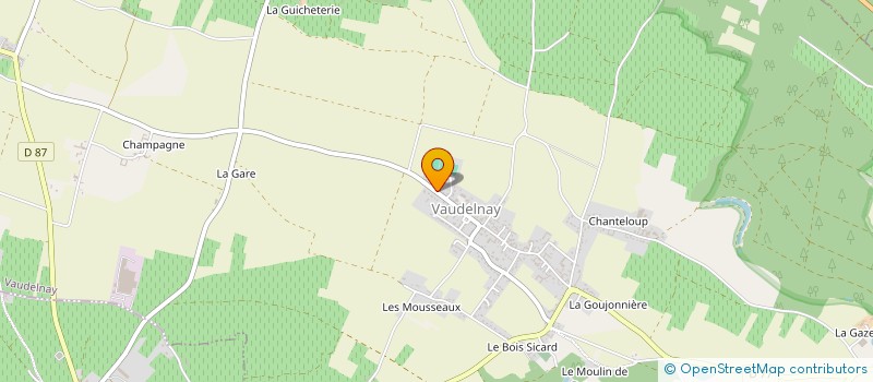 localisation de l'entreprise MONSIEUR SAMUEL DIGUET  VAUDELNAY