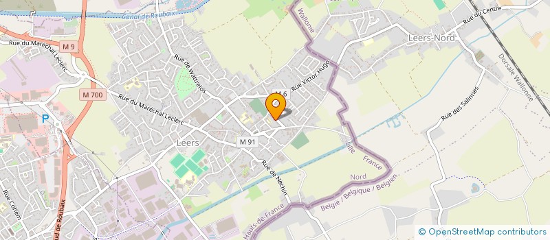 localisation de l'entreprise MONSIEUR SAMUEL DOMBRAY  LEERS