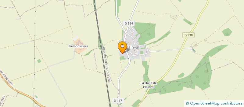 localisation de l'entreprise MONSIEUR SAMUEL DOVERGNE  PLAINVAL