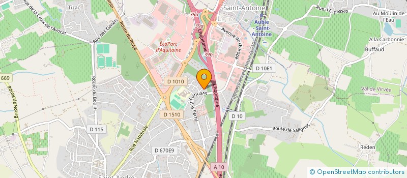 localisation de l'entreprise MONSIEUR SAMUEL DREUX  SAINT-ANDRE-DE-CUBZAC