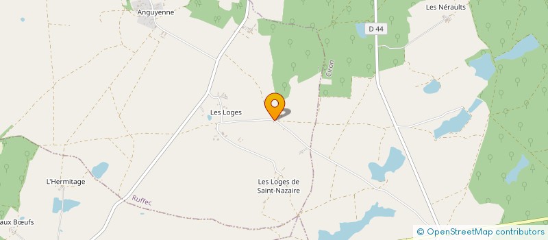 localisation de l'entreprise MONSIEUR SAMUEL DREVON à RUFFEC