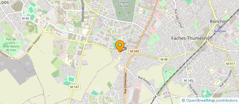 localisation de l'entreprise MONSIEUR SAMUEL DRIDI  WATTIGNIES