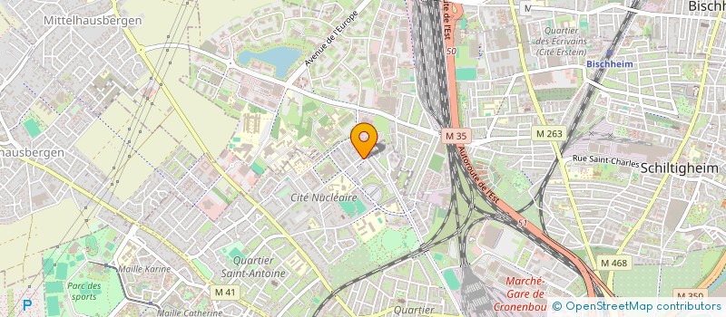 localisation de l'entreprise MONSIEUR SAMUEL DROSU  STRASBOURG