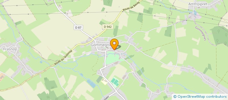 localisation de l'entreprise MONSIEUR SAMUEL DUBOIS  GOMMEGNIES