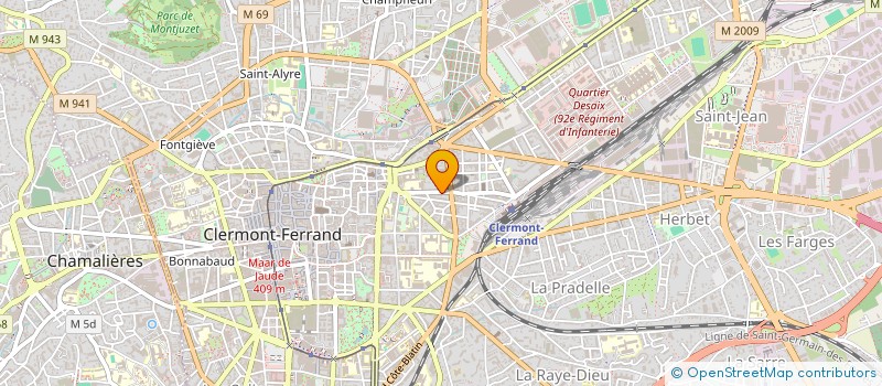 localisation de l'entreprise MONSIEUR SAMUEL DUBOIS  CLERMONT-FERRAND