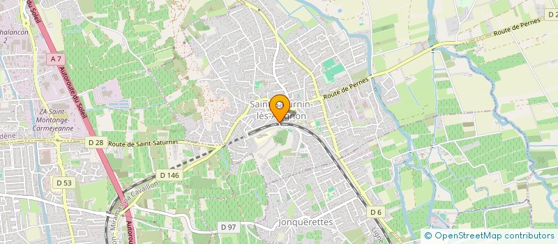 localisation de l'entreprise MONSIEUR SAMUEL DUFEZ  SAINT-SATURNIN-LES-AVIGNON