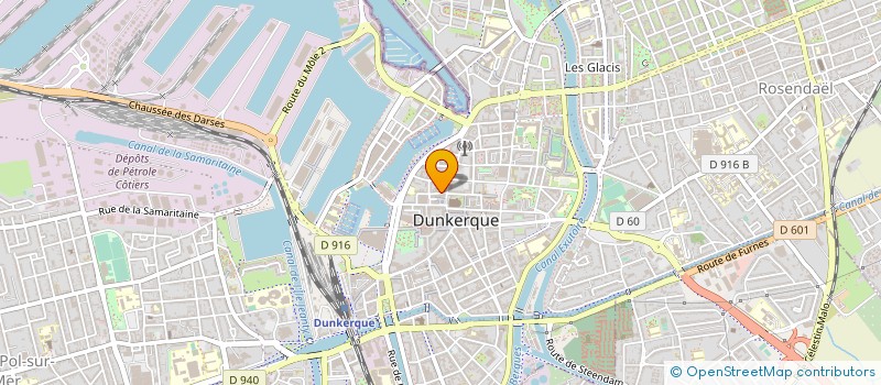 localisation de l'entreprise MONSIEUR SAMUEL DUFRESNE à DUNKERQUE